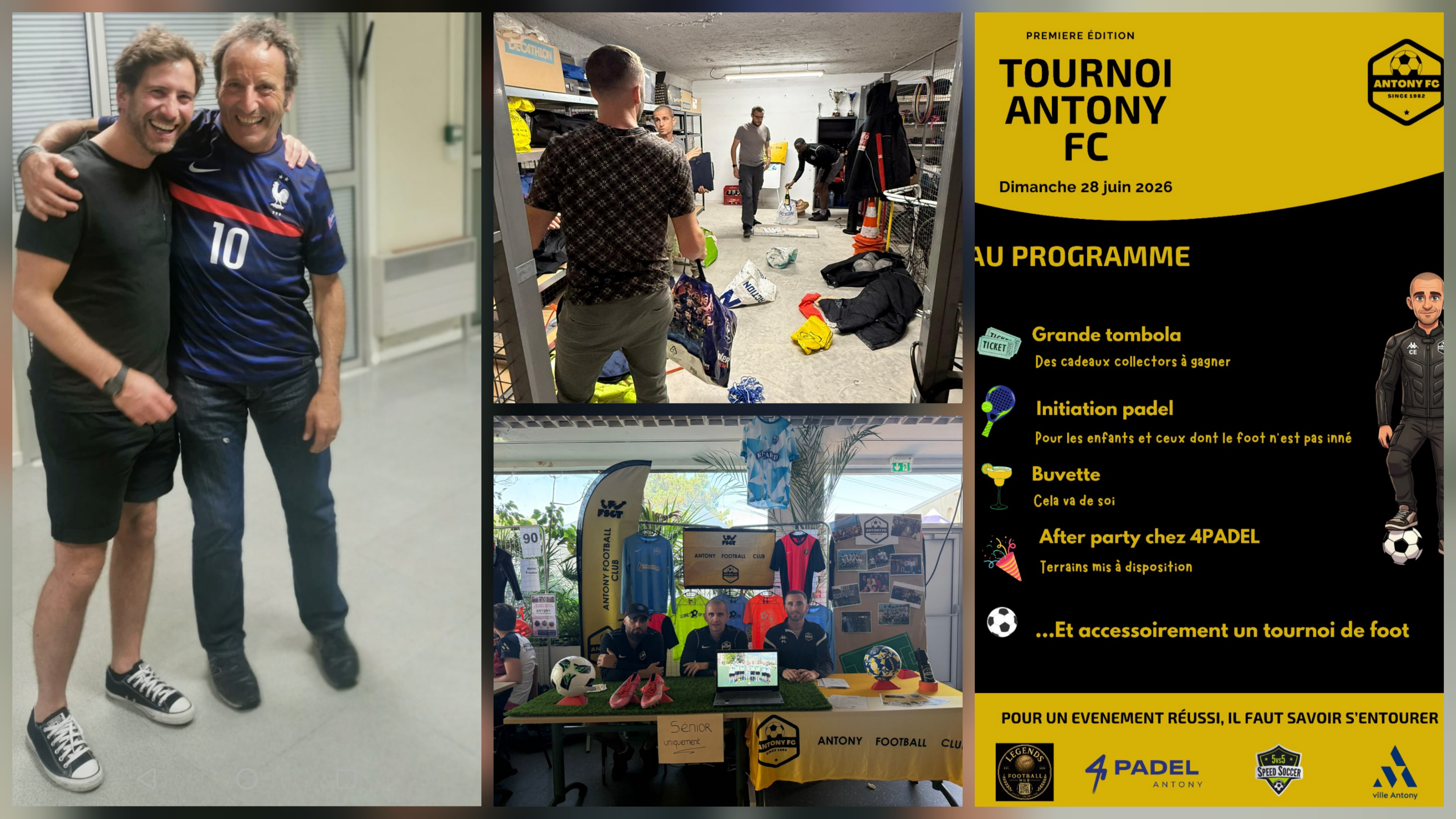 Moment de vie du club Antony FC